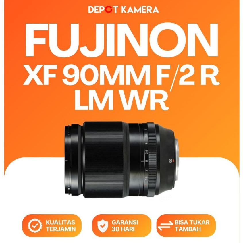 ( DEPOT KAMERA ) Second - Lensa Fujinon XF 90mm f/2 R LM WR kode 993