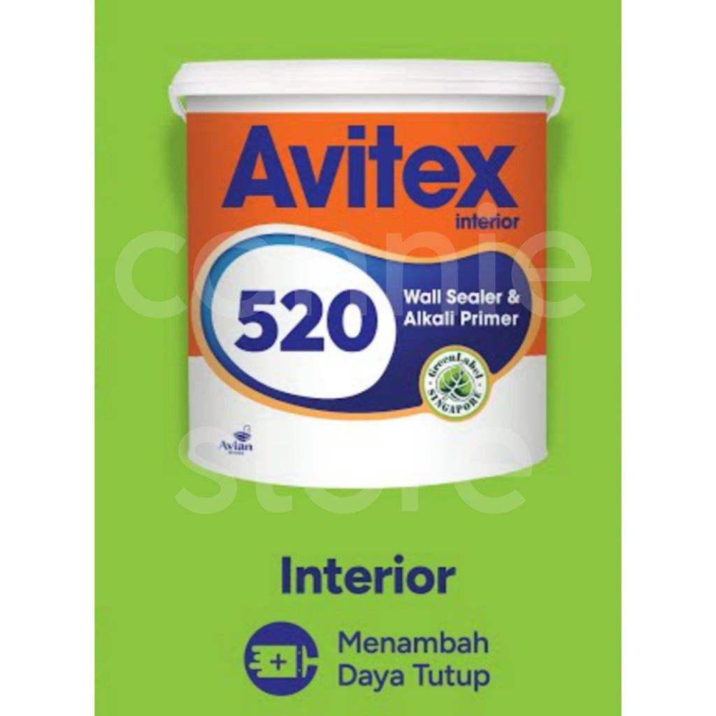 Avitex 520 Cat dasar Interior tembok 20liter cat dinding interior pelapis dinding sebelum cat
