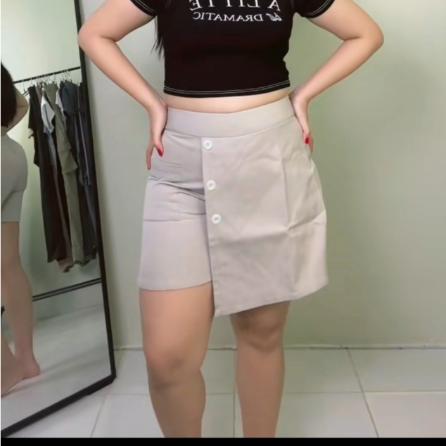 ROK CELANA JUMBO-Celana Pendek Jumbo Wanita-Skirt Pants Korean Style