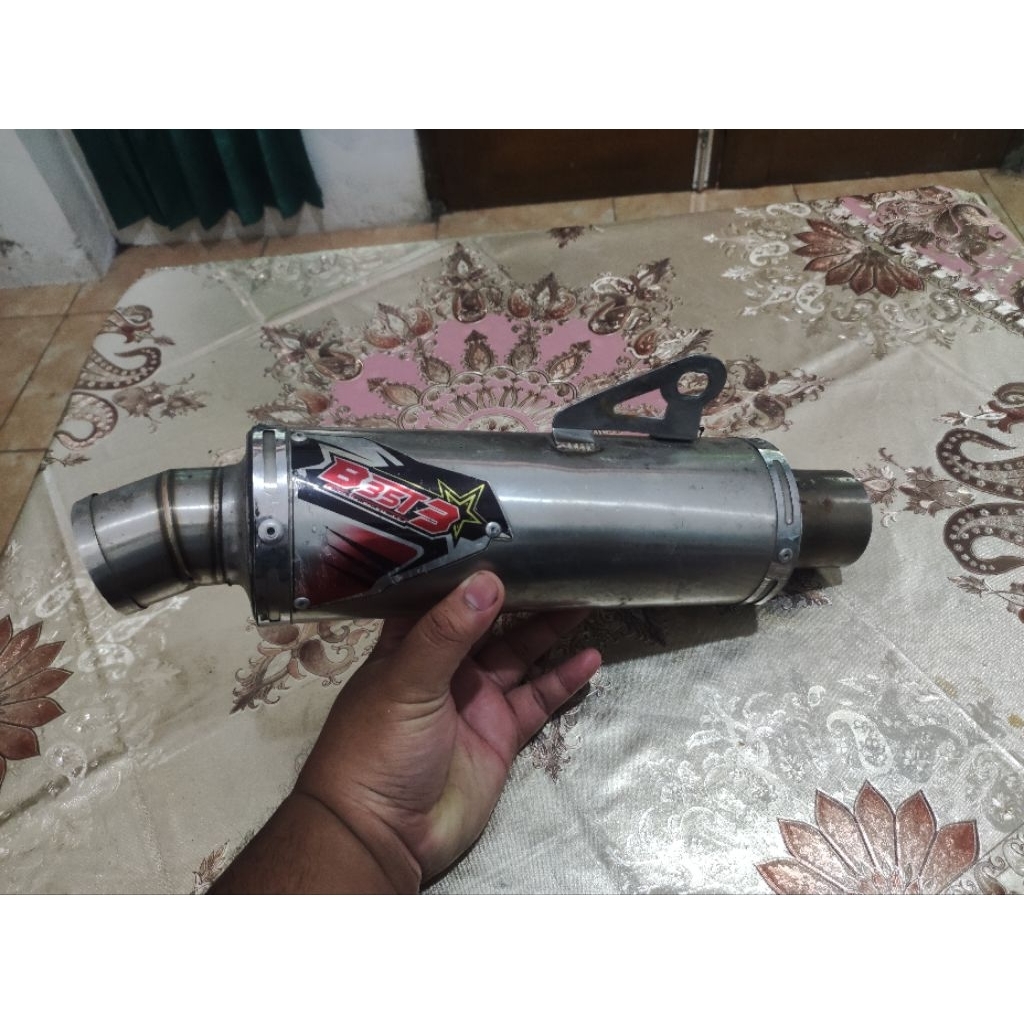 Silincer knalpot Cb150r inlet 50mm. bekas merk best 3 dan wrx