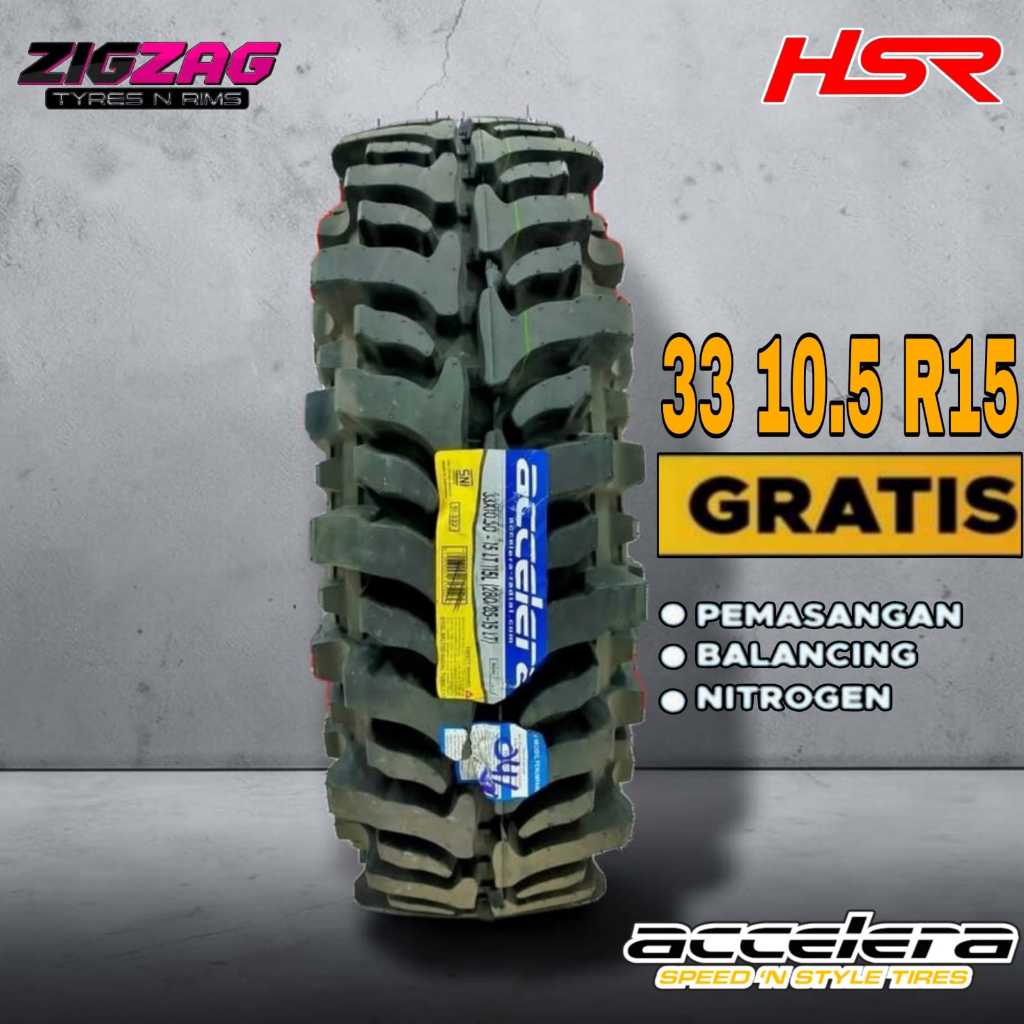 Ban Mobil ACCELERA 33 10,5 R15 BADAX EXTREME-Ban Tubles Kasar Ukuran 33X10,5Ring 15