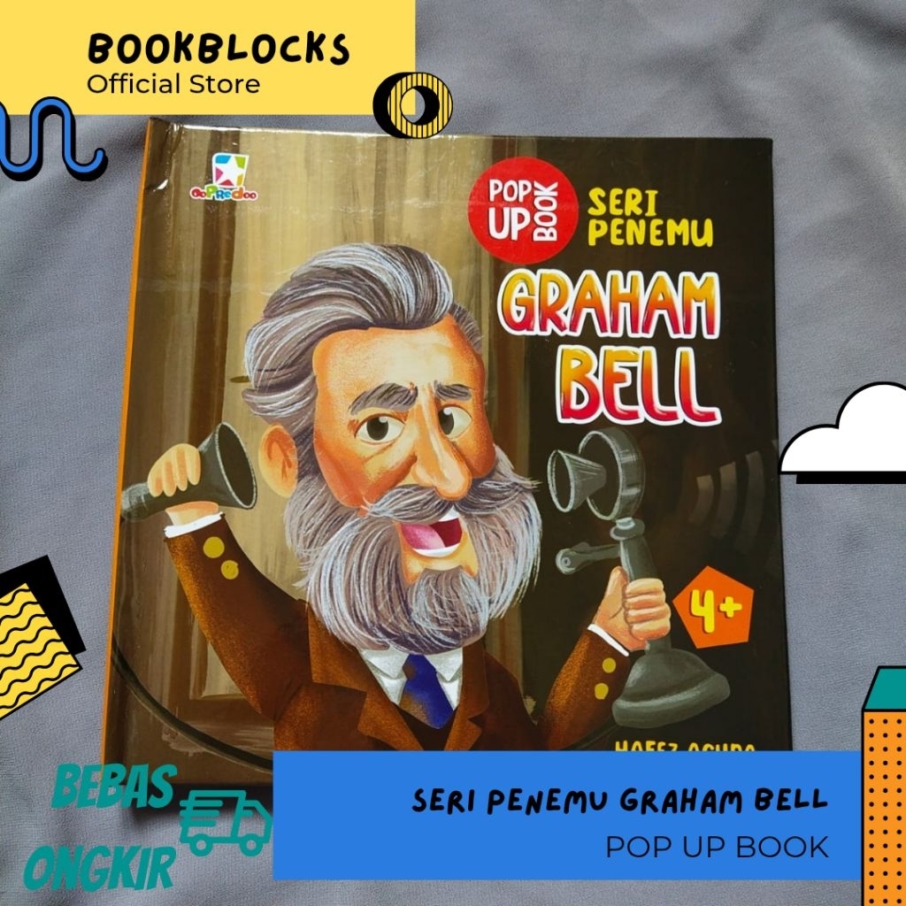 BUKU POP UP ANAK SERI PENEMU GRAHAM BELL