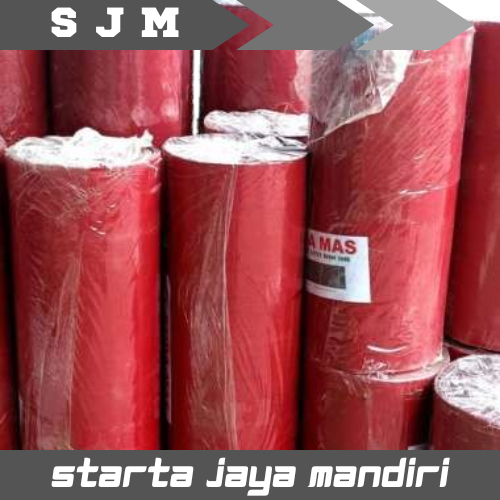 Karpet Talang Merah 55 cm Meteran Karpet Talang Air