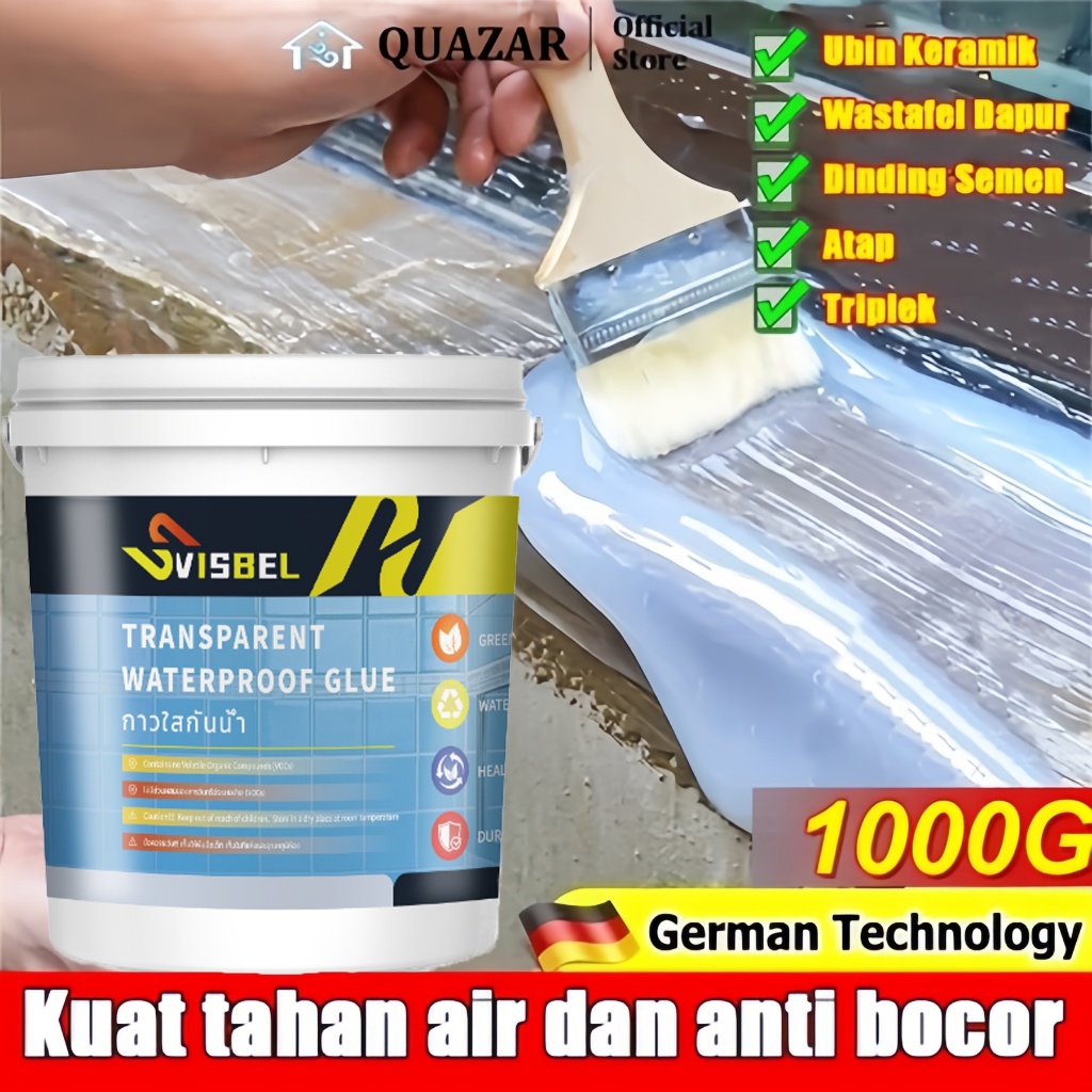 lem anti bocor dan rembes transparan 1000g lem tembok retak anti bocor Toilet/dinding/kolam renang/u