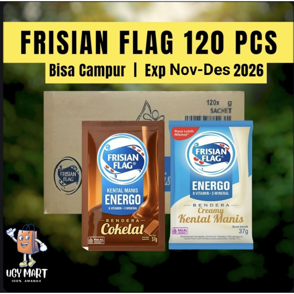 Frisian Flag Kental Manis Sachet 1 Dus Karton (isi 120 pcs)