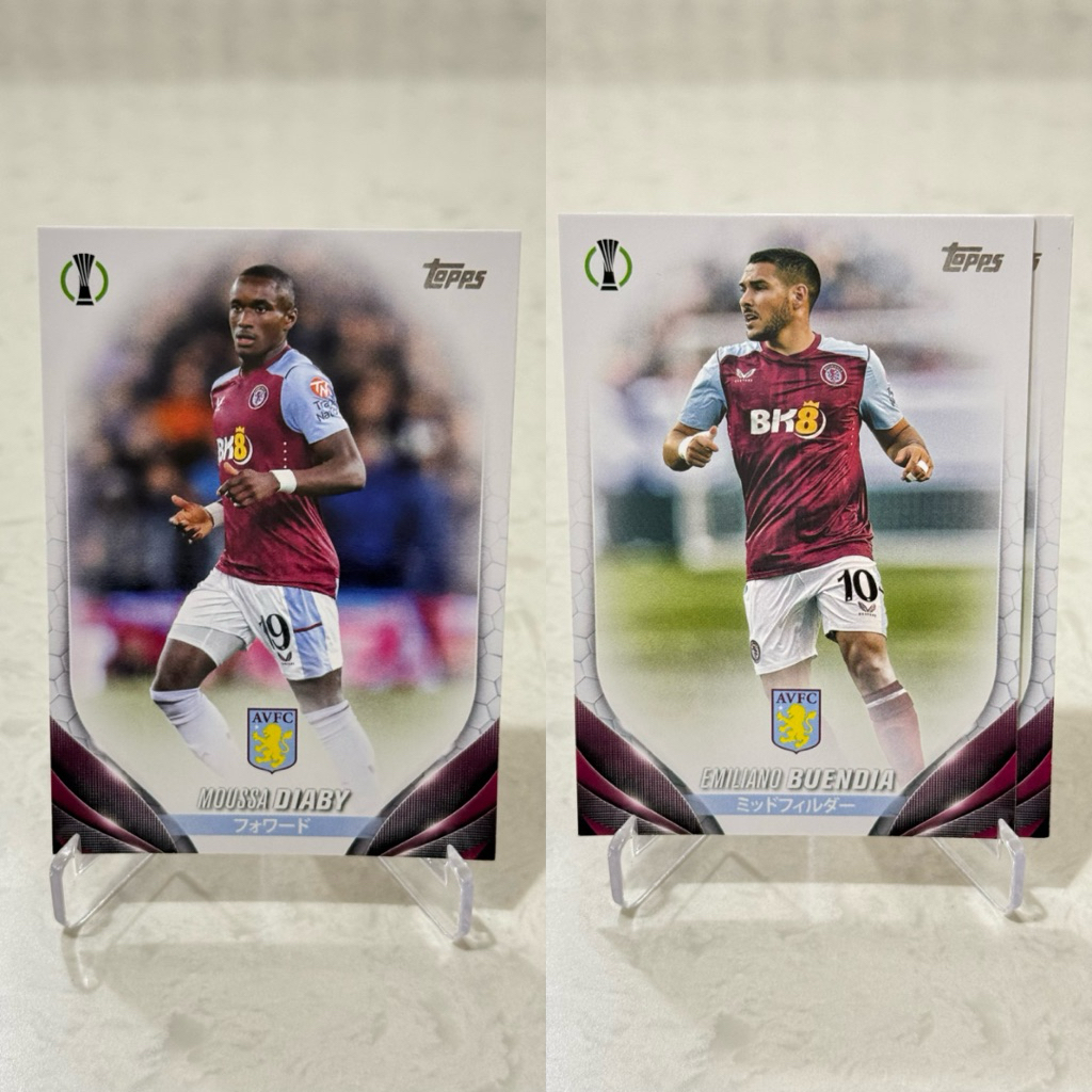kartu bola topps aston villa