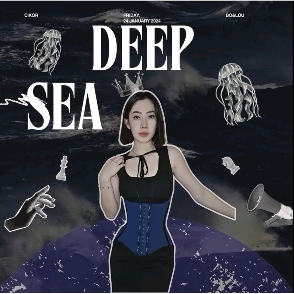(NEW) KORSET BONDLOU CIKOR DEEPSEA