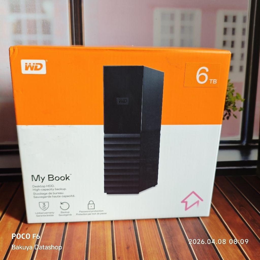 HDD Hardisk Harddisk External WD My Book 6TB SECOND Mulus Siap Pakai