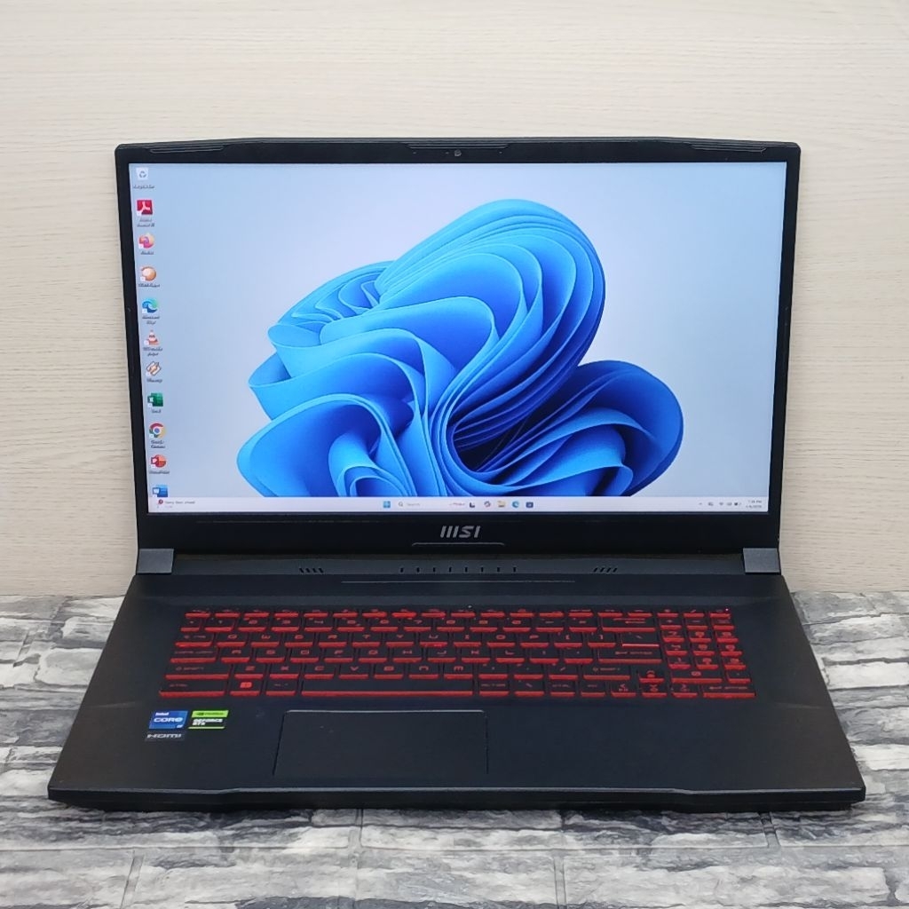 LAPTOP GAMING MSI KATANA GF67 INTEL CORE I7-12700H GEN 12 16GB SSD 512GB RTX 3050