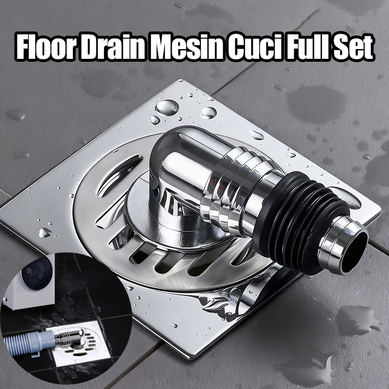 Saluran Pembuangan Yang Terhubung Ke Mesin Cuci Floor Drain Mesin Cuci Full Set Saluran Pembuangan P