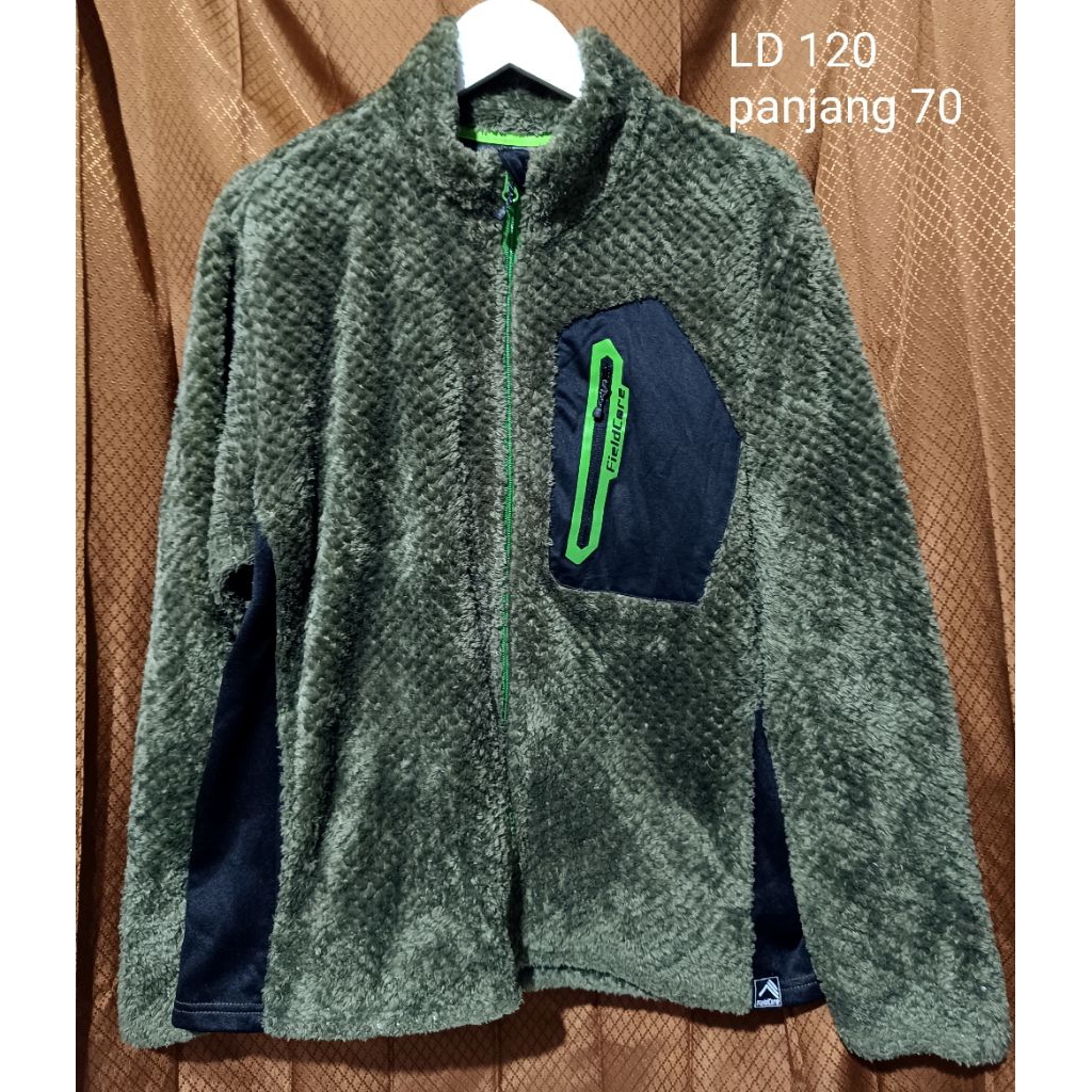 jaket bulu sherpa thermal jaket bulu hijau tebal jaket winter bulu sherpa hijau jaket bulu sherpa zi