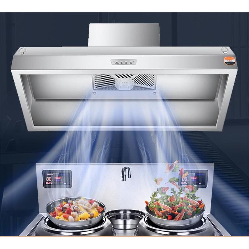 COD Tudung Kompor Penghisap Asap Dapur Serbaguna Penghisap Asap Dapur 8/10 Inci Mudah Dipasang 800W