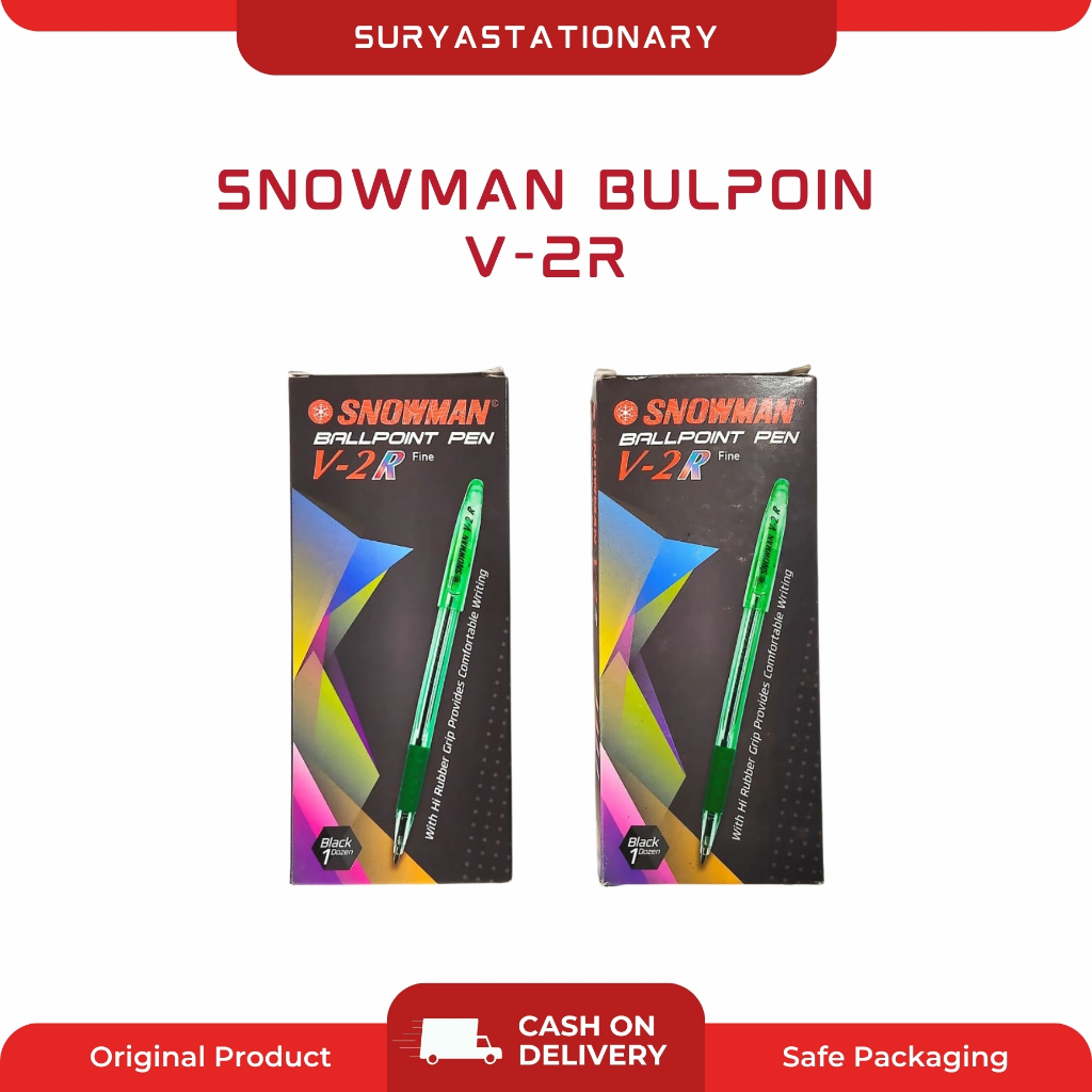 SNOWMAN BULPOIN V-2R (PAK) / Bulpoin Snowman V-2R / PULPEN SNOWMAN