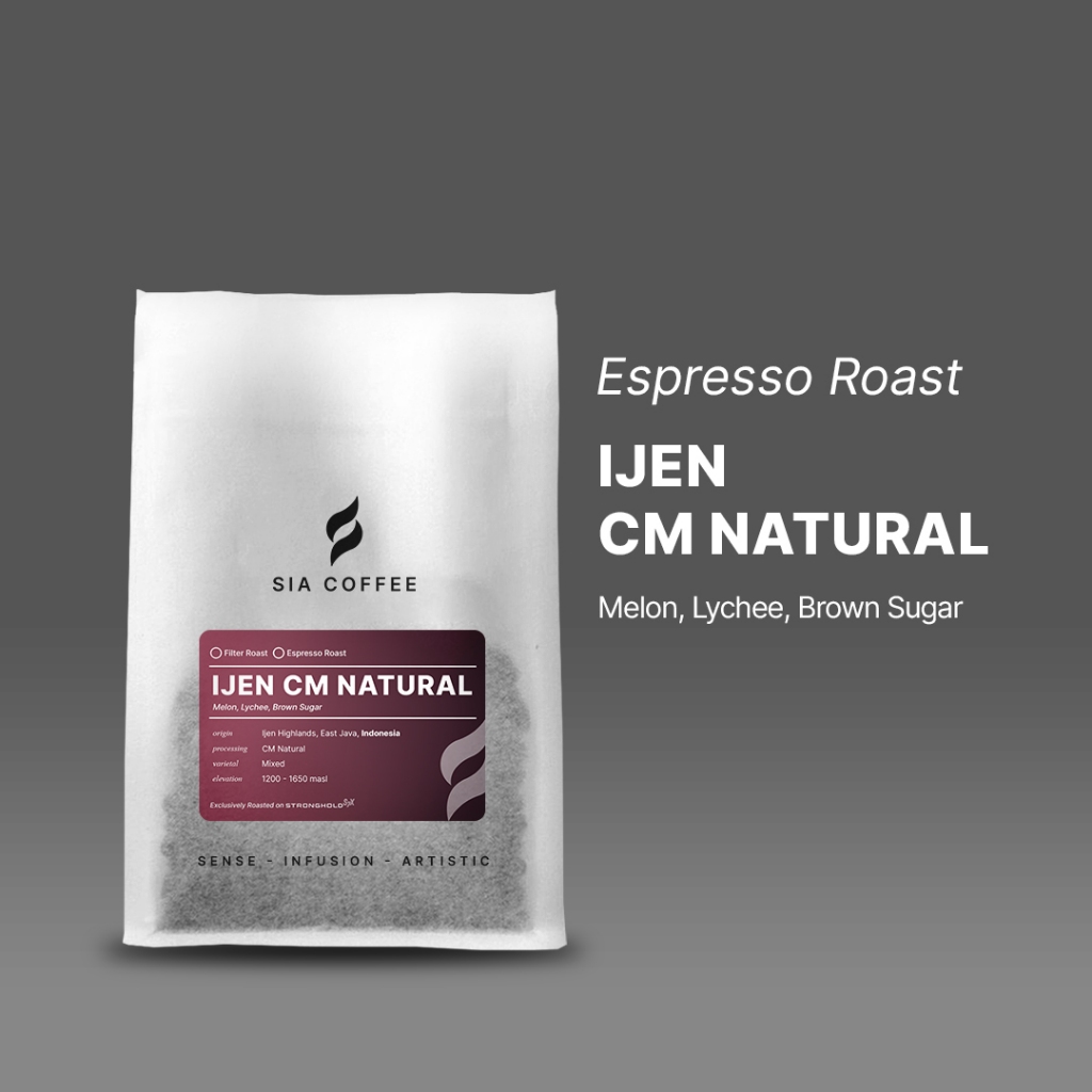 Ijen - CM Natural - Espresso Roast - SIA COFFEE - Biji Kopi