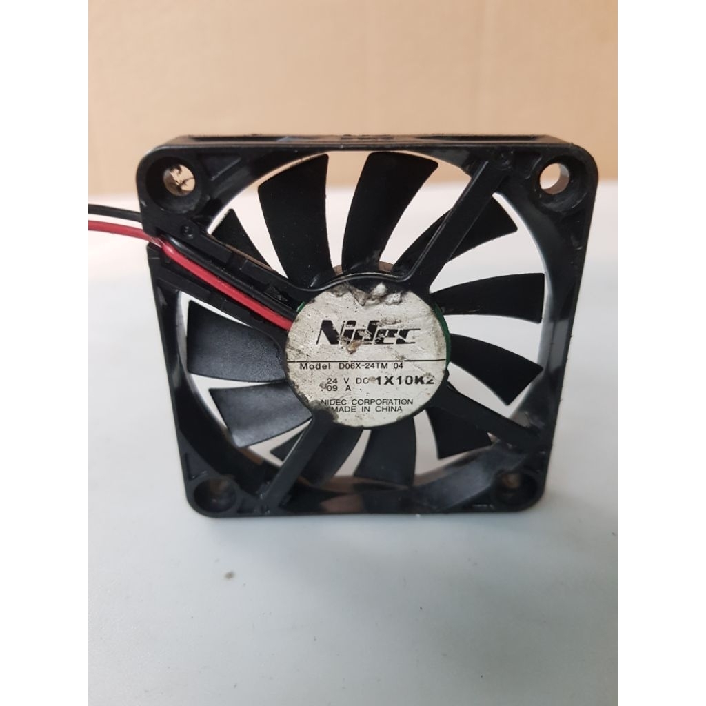 Fan kipas Nidec 24V-09A 6X6CM 2pin