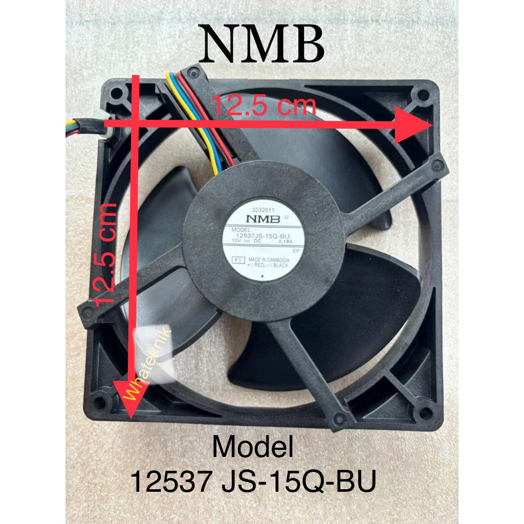 FAN MOTOR NMB 15V DC SJ-15Q-BU ORIGINAL KULKAS SHARP SIDE BY SIDE