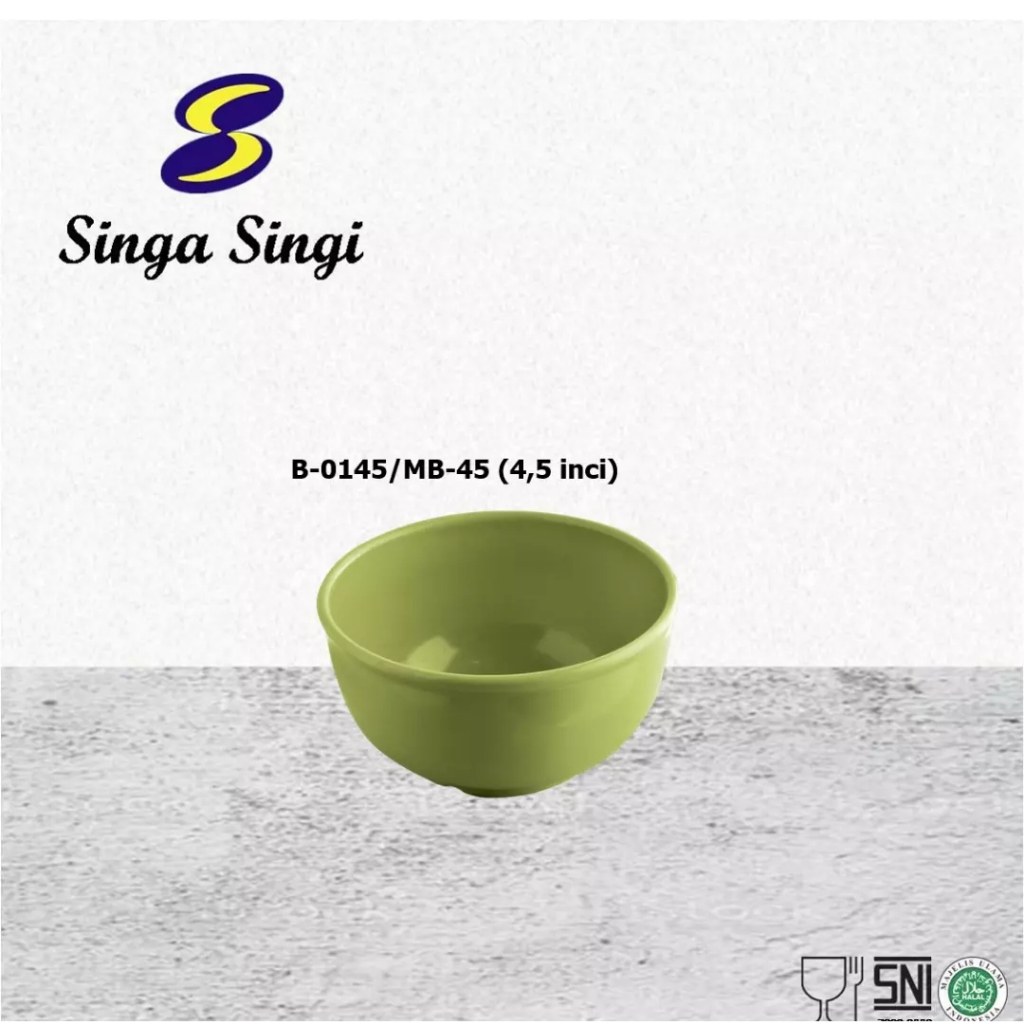[1 LUSIN] [B-0145/MB-45] MANGKOK MELAMIN BULAT KECIL