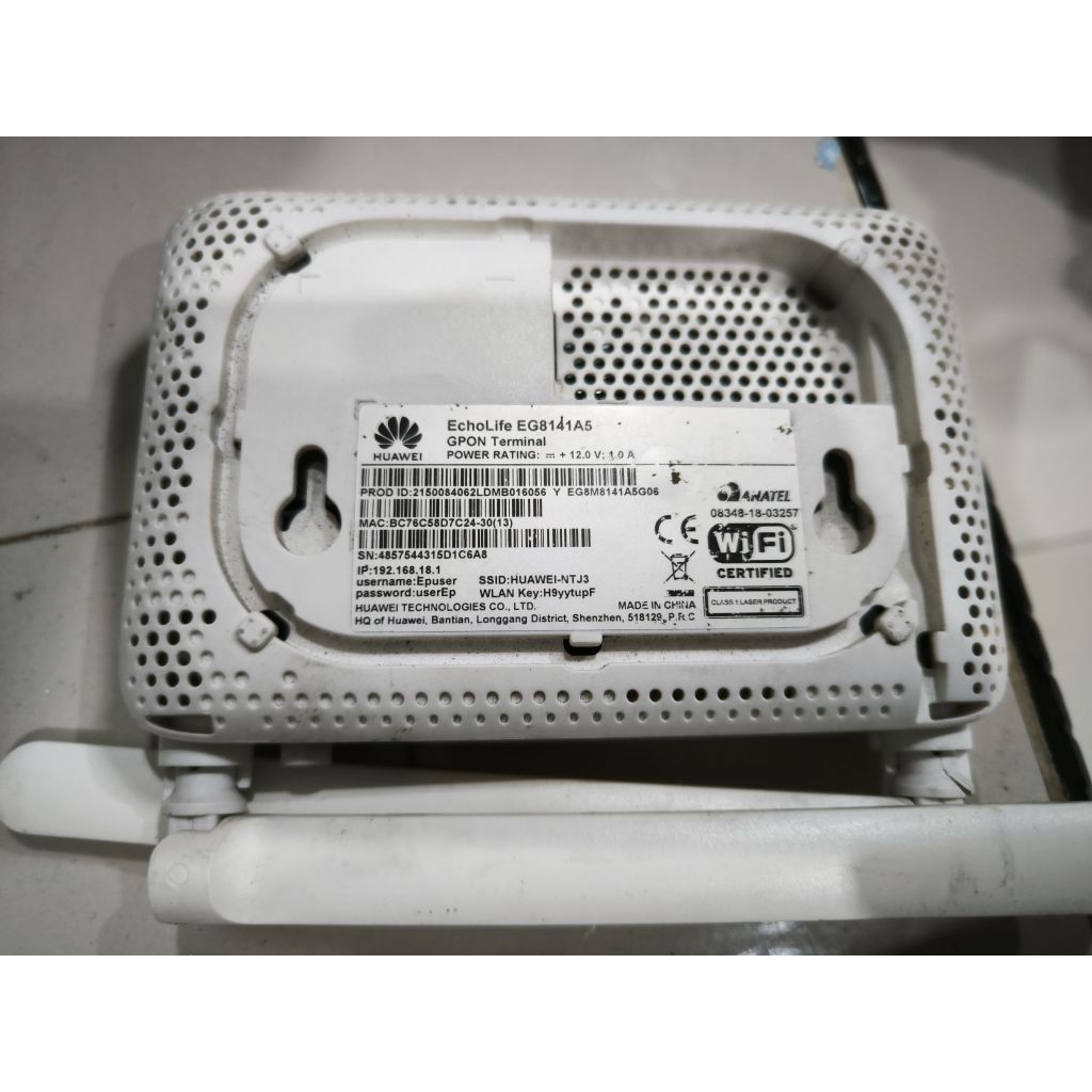 ONT HUAWEI EG8141A5