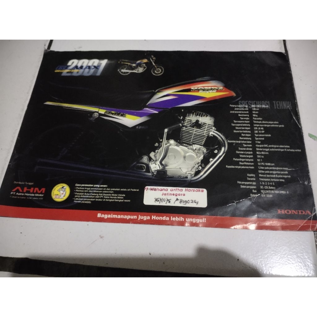 brosur honda glmax glpro