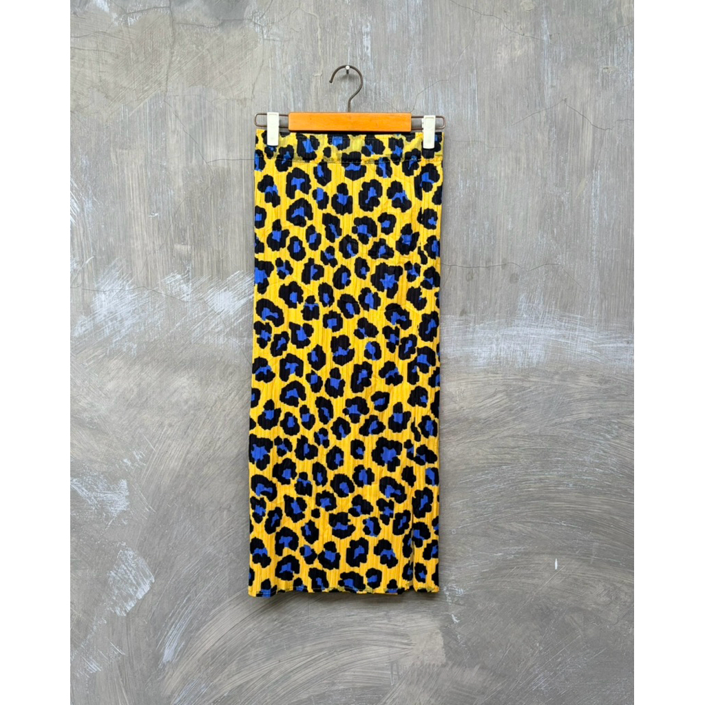Issey Miyake Leopard Women Skirt