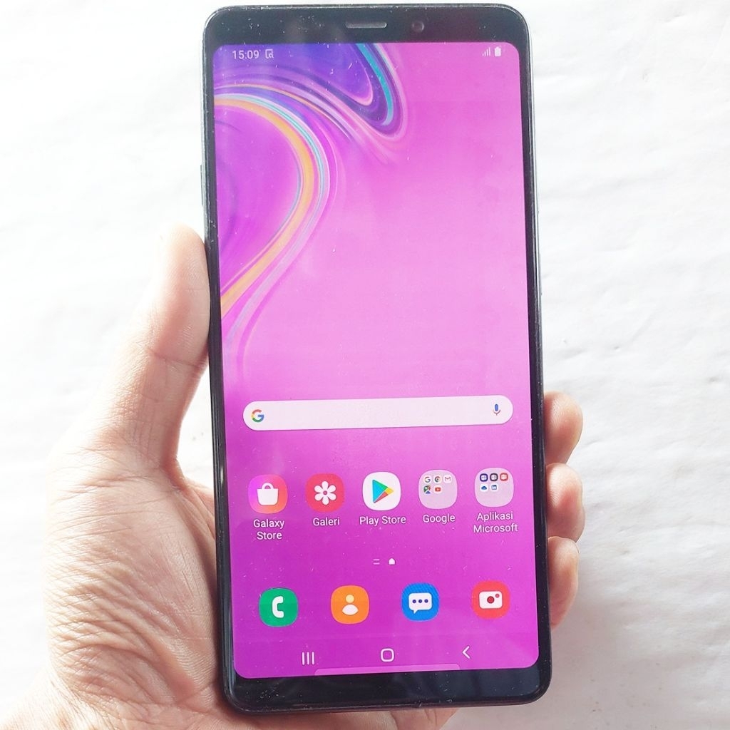 Handphone Hp Samsung Galaxy A9 2018 Second 6/128 NFC Eks Resmi Sein Original