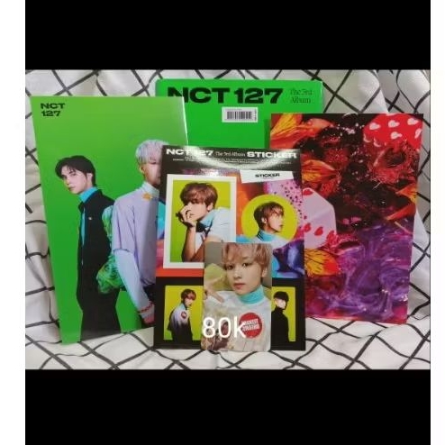 Unsealed Album Nct 127 Sticker ( Sticky ver ) + Pc Haechan