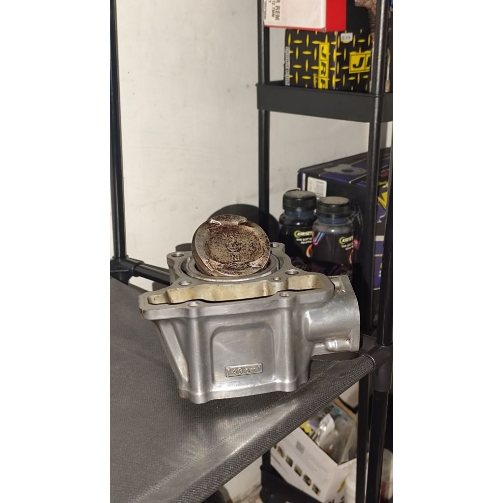 Silinder Piston/Blok piston STANDAR 57,8mm pnp CBR, CB150R LED, SONIC, SUPRA GTR