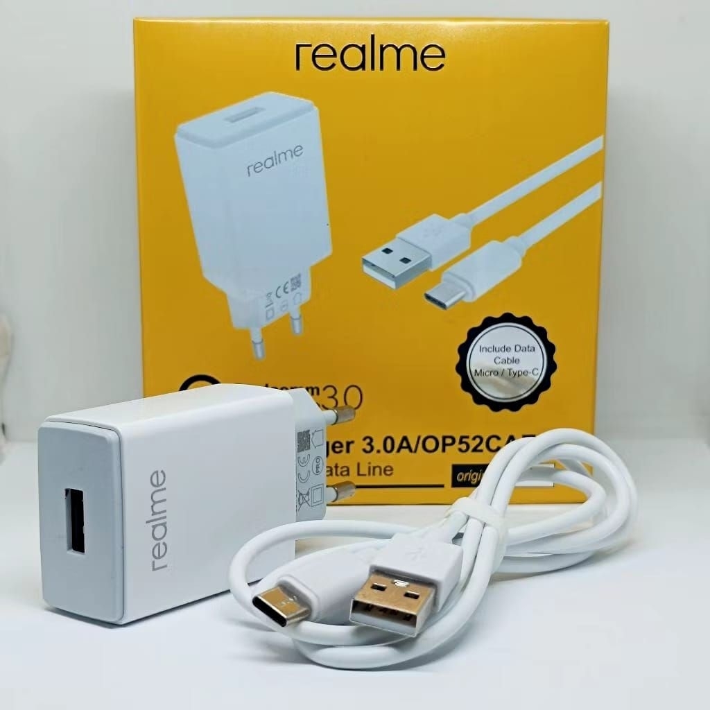 CHARGER CAS CASAN MICRO USB REALME C1 C2 C3 REALME 3 ORI