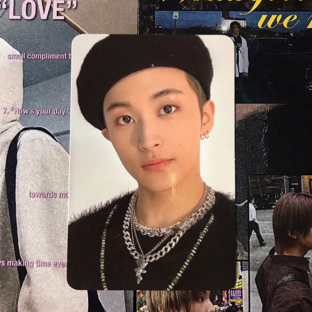 PHOTOCARD OFFICIAL MARK MD PHOTO + LUGGAGE STICKER DREAMING NCT DREAM