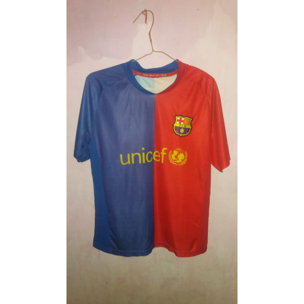Jersey Second Lokal Multisport Barcelona Messi 2008/9 size S (63×48)