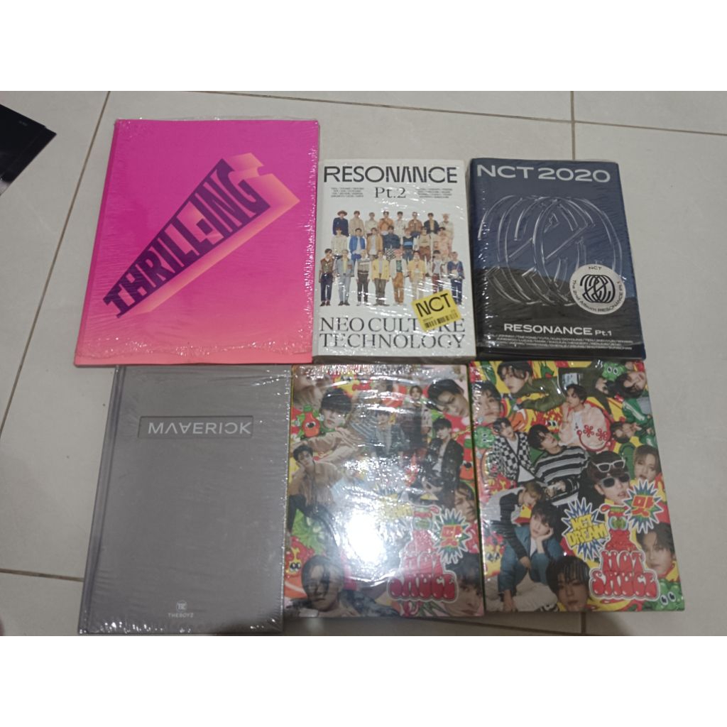 OFFICIAL ALBUM (ONLY) & PHOTOCARDS NCT RESONANCE HOT SAUCE THEBOYZ MAVERICK THRILLING RENJUN KEPANG 