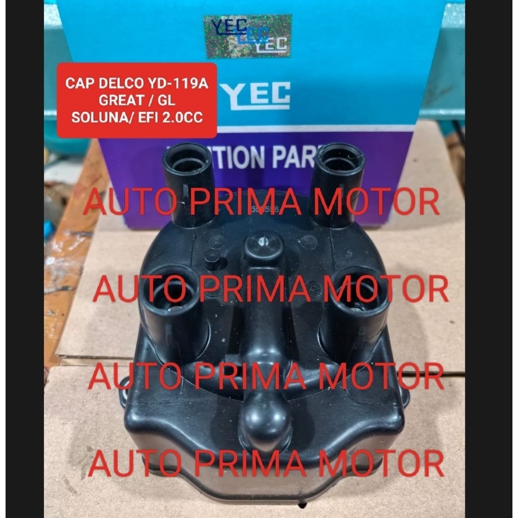 CAP TUTUP DELCO DISTRIBUTOR ALL NEW COROLLA 97 GREAT AE112 GL SOLUNA EFI 2.0CC YD119A YD-119A