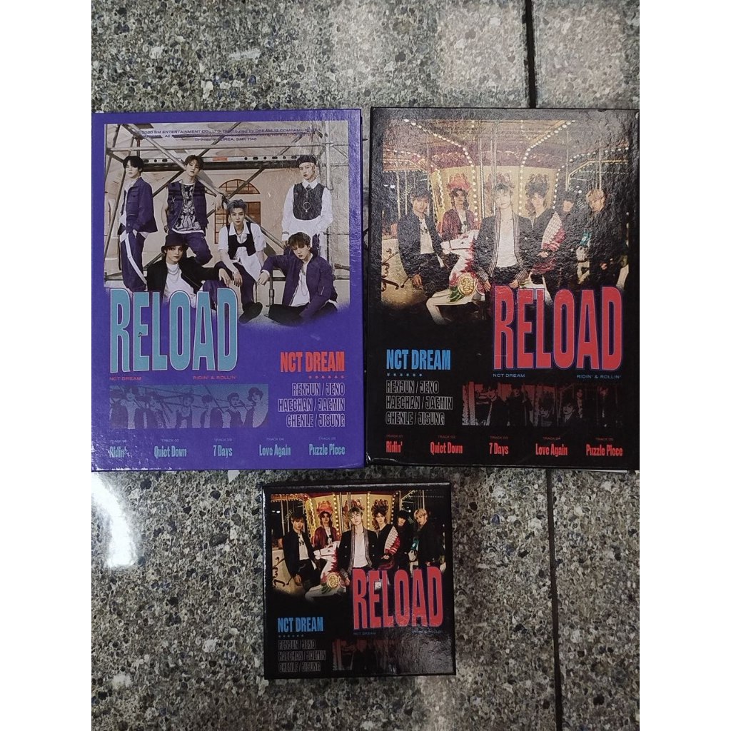 [Unsealed] NCT Dream : Reload 4th Mini Album (EP) Photobook (Ridin' & Rollin ver.) & Album Kihno Kit
