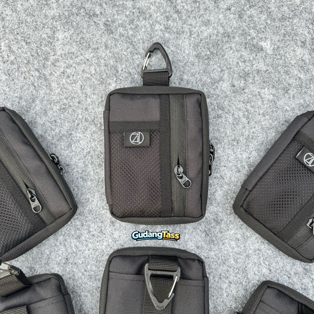 Tas Mini Gantungan Kunci Multifungsi Pria Wanita | Pouch Kecil Pinggang EDC Tas Mini Outdoor