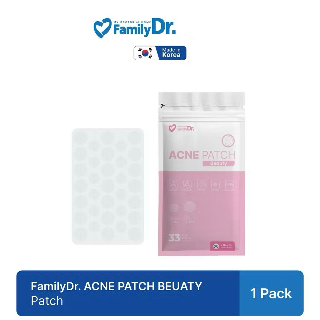 ACNE PATCH BEAUTY FAMILYDR / FAMILY DR PATCH JERAWAT BEAUTY KOREA / Patch Jerawat Korea Hydrocolloid
