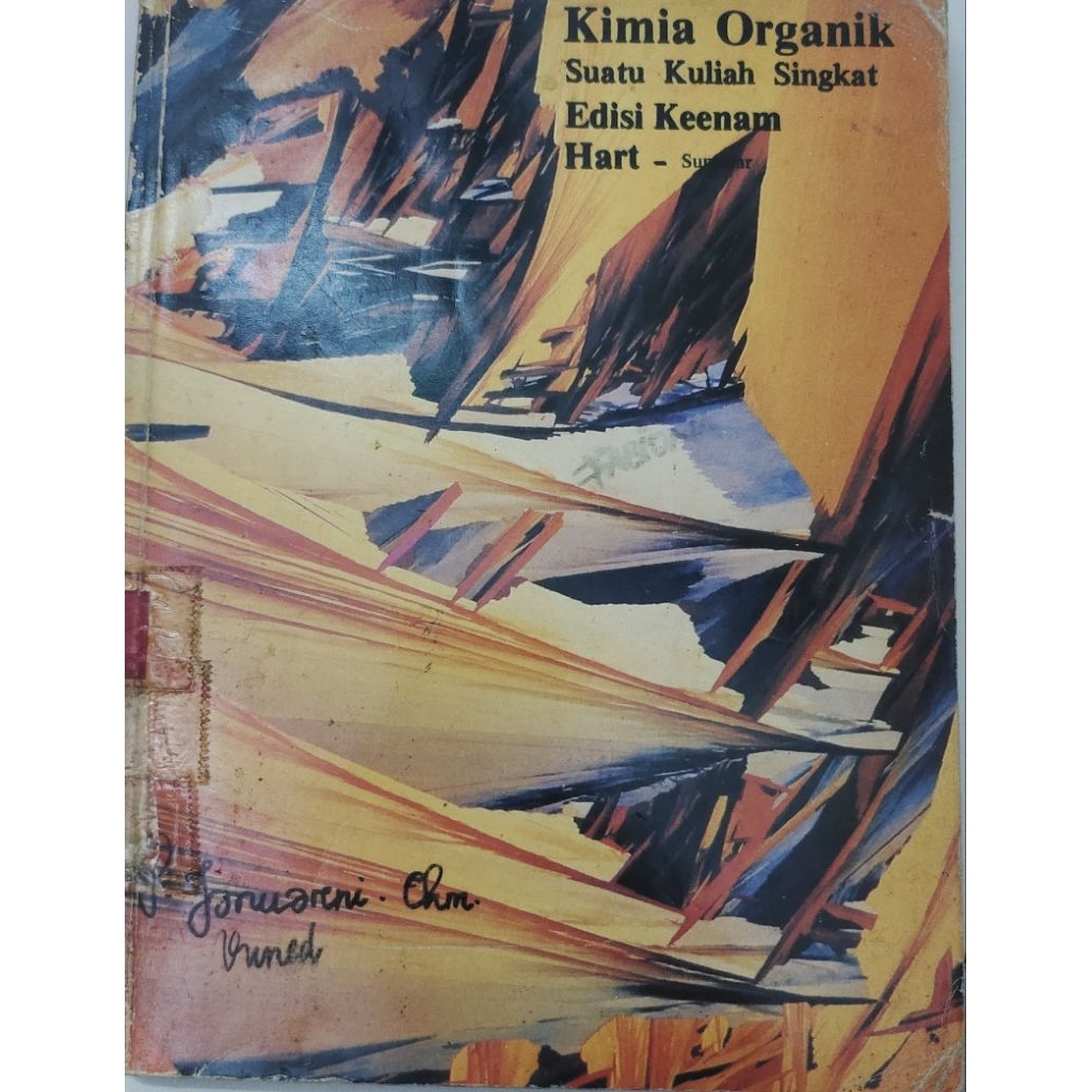 BUKU KIMIA ORGANIK SUATU KULIAH SINGKAT EDISI KEENAM BEKAS ORIGINAL