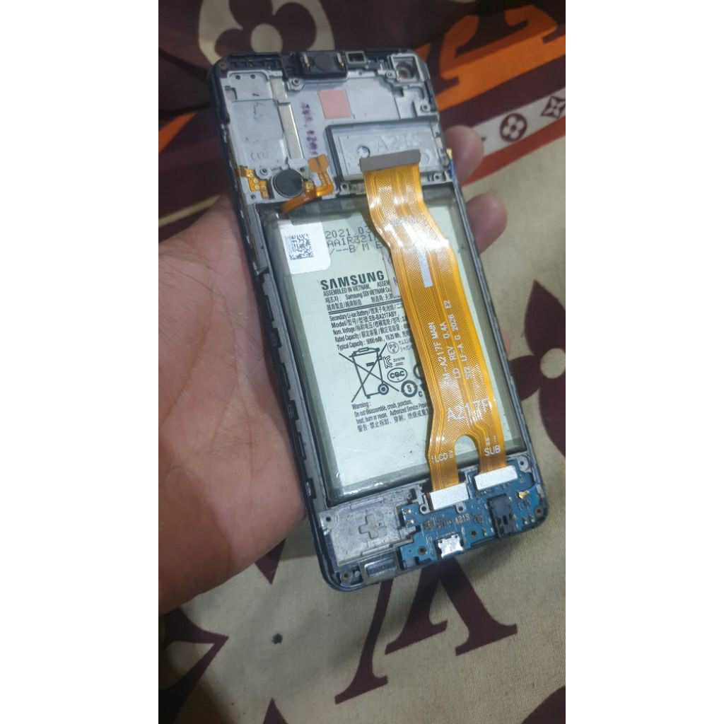 lcd + prem ori samsung a21s