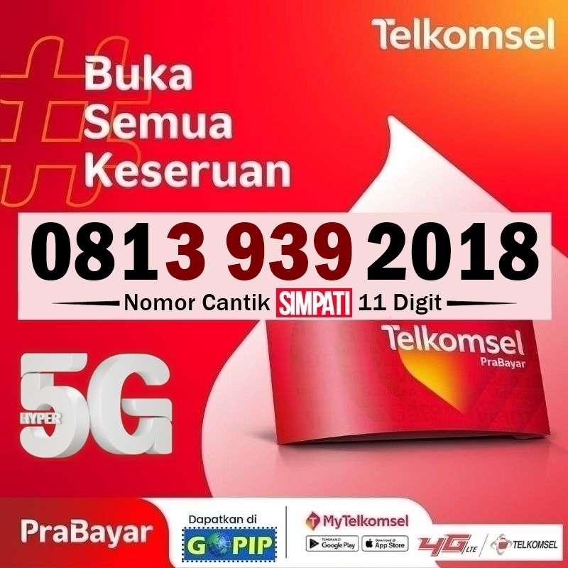 Nomor Cantik Simpati 11 Digit Tahun 2018 Telkomsel Prabayar 3GB Kuota Nasional