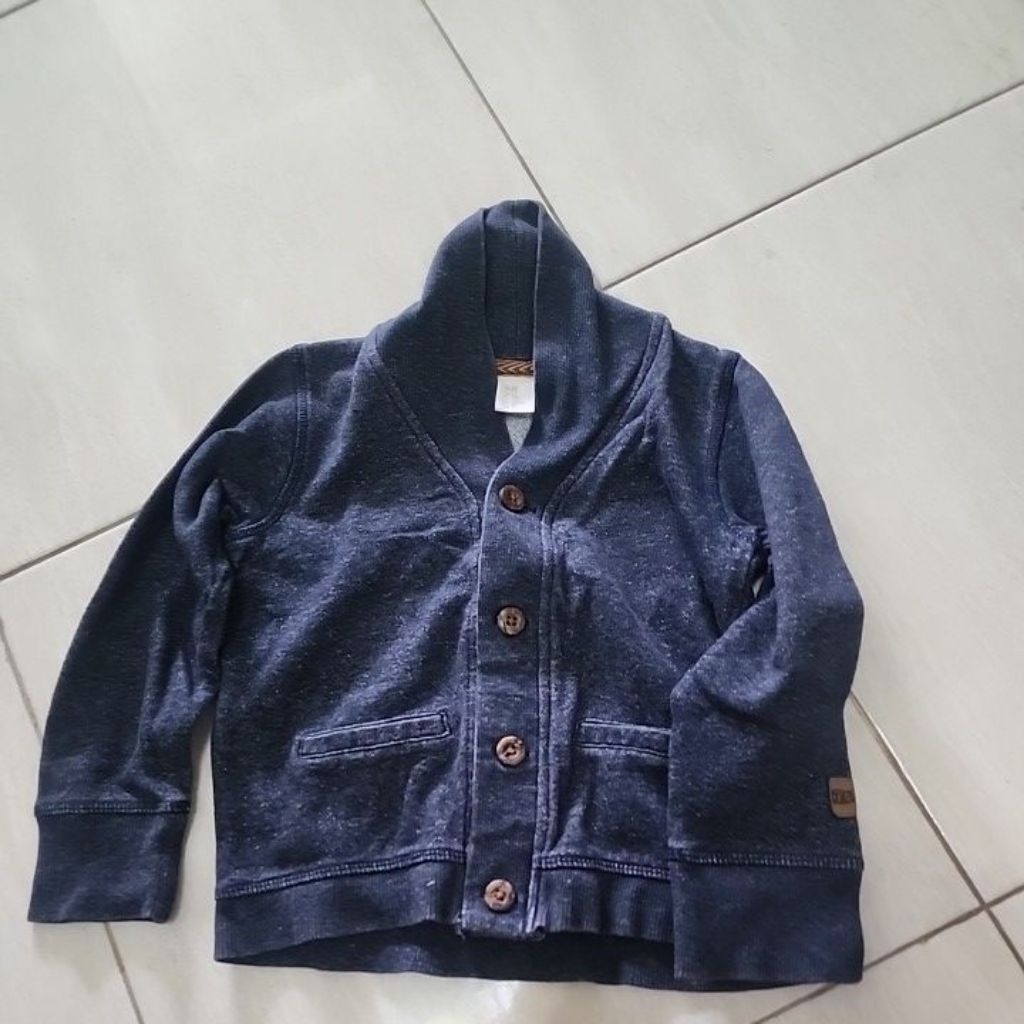 jaket cardigan anak cowo cewe size 1-3 th second preloved