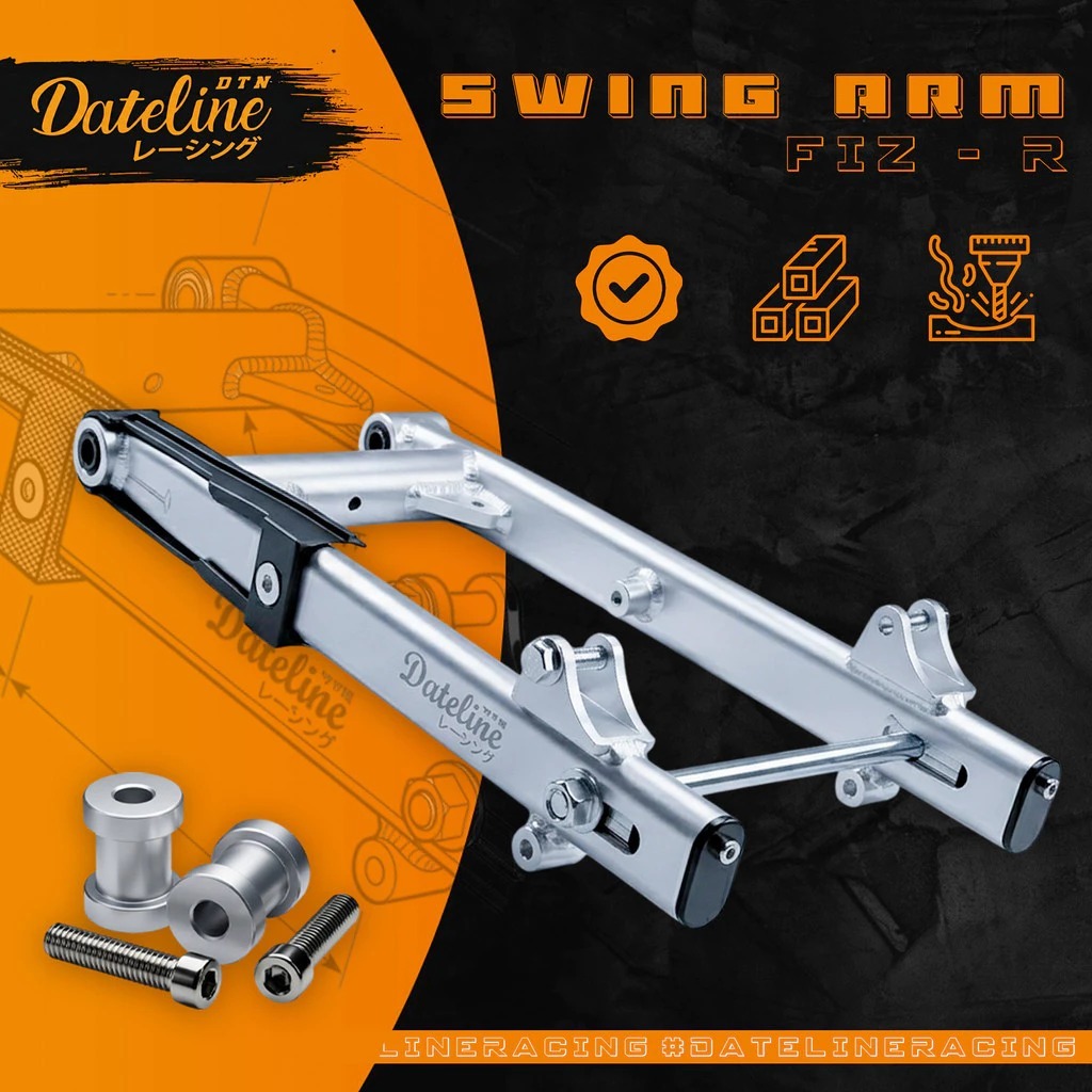 Swing Arm Lengan Ayun Supit Garbu Variasi Aluminium Alloy Motor Yamaha Fiz R Force 1 F1R Jupiter Z V