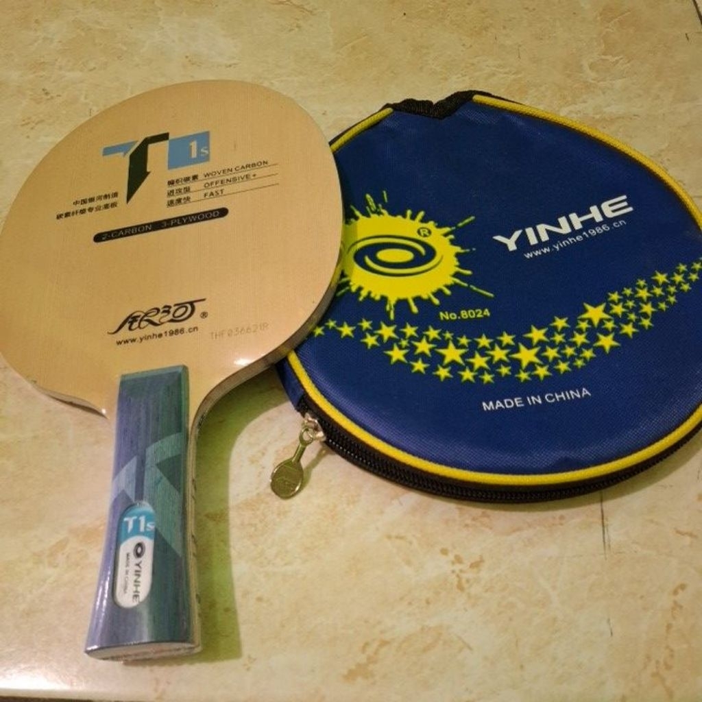 T1S KAYU BET PINGPONG YINHE CARBON