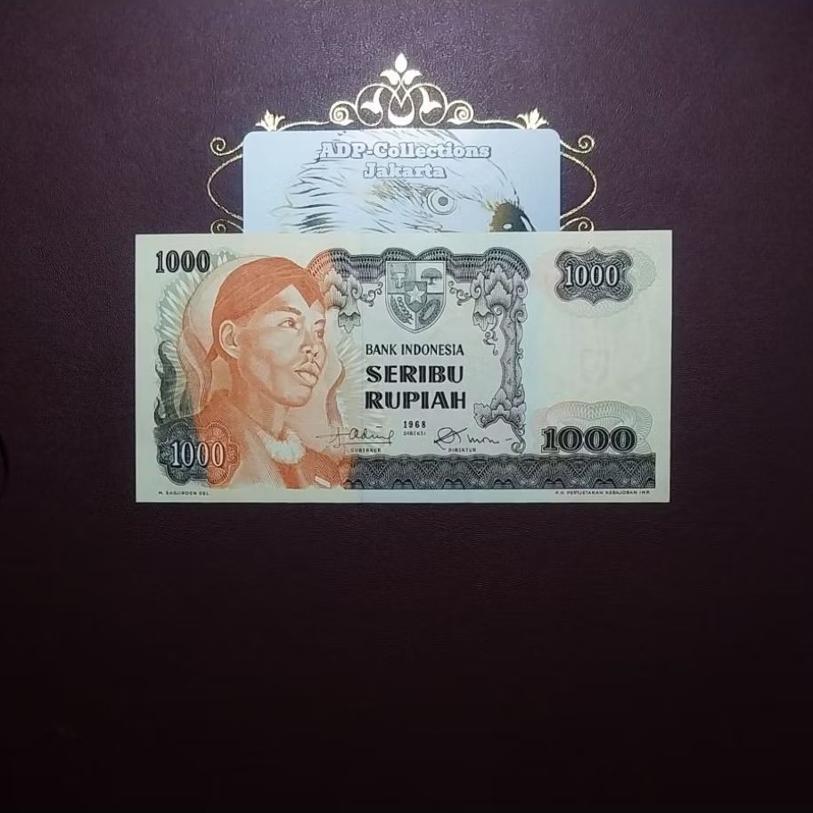 Uang Kuno 1000 Sudirman Tahun 1968