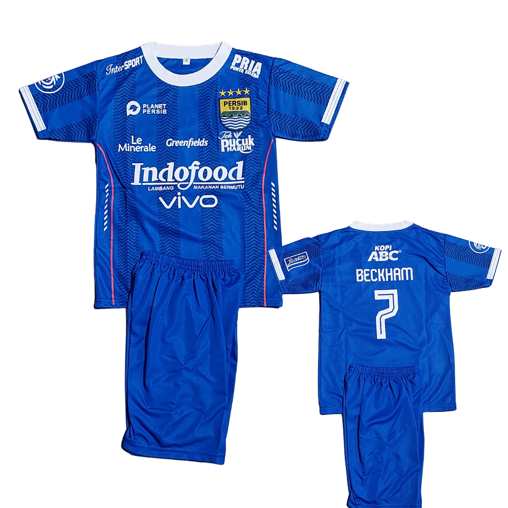 Setelan baju persib champion anak laki laki/ baju persib convoi champion bintang 4
