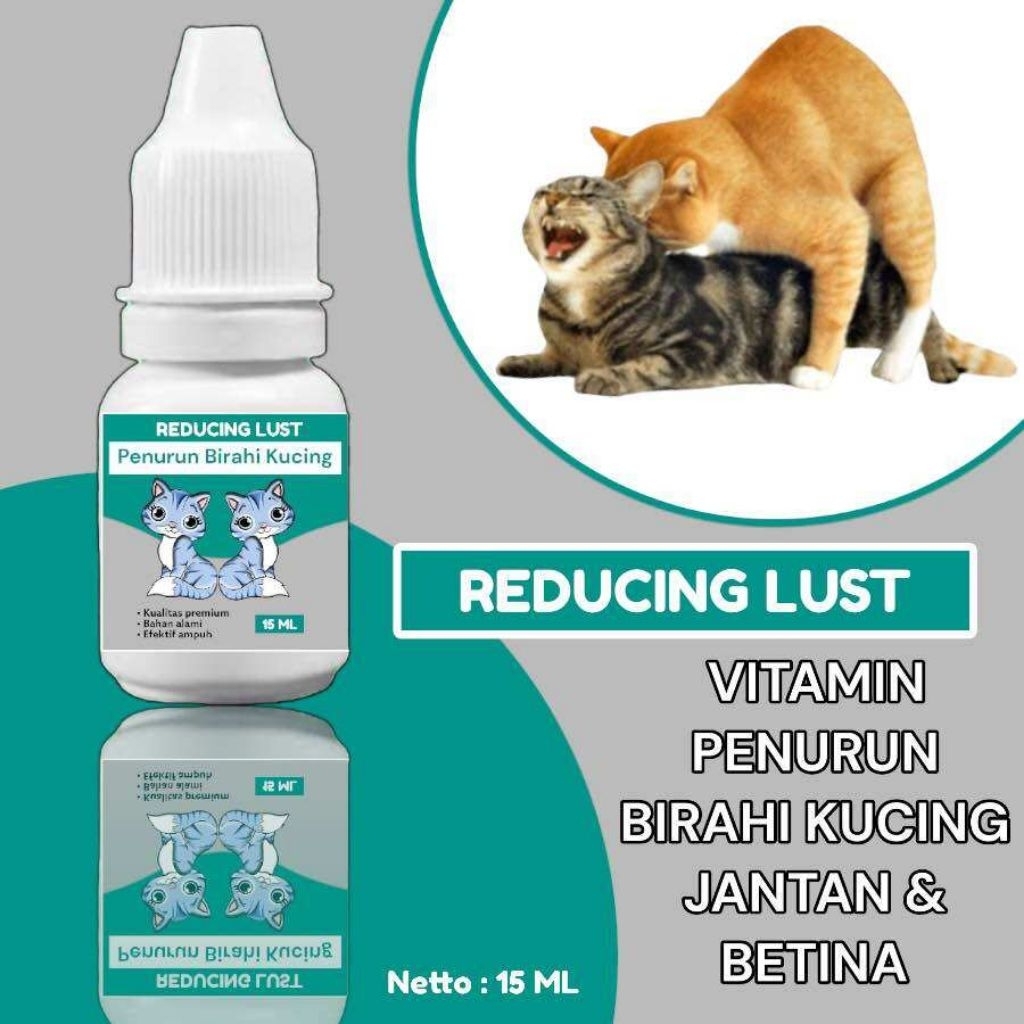 Penurun Birahi Kucing Jantan Betina 15ml