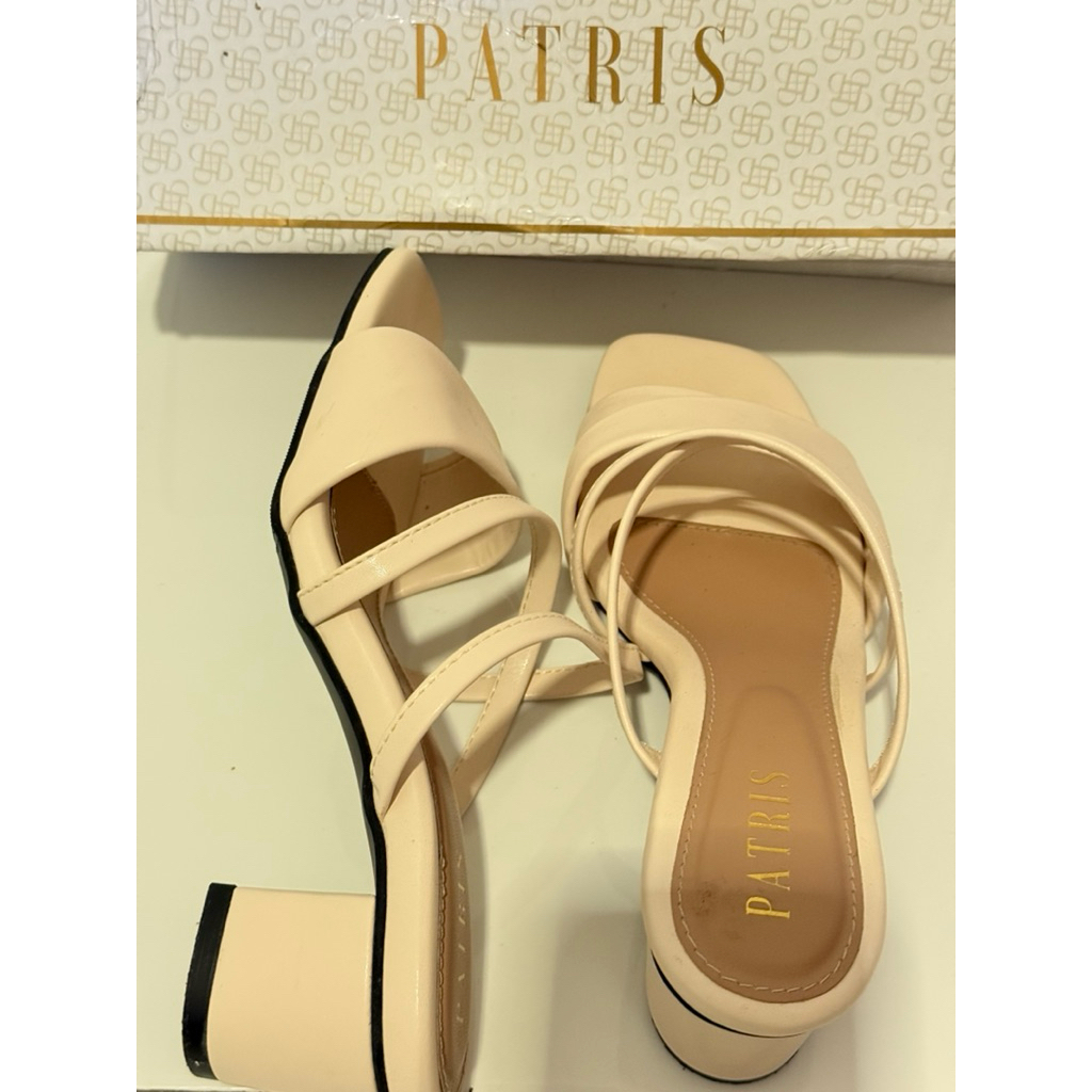 Sandal heels patris cream