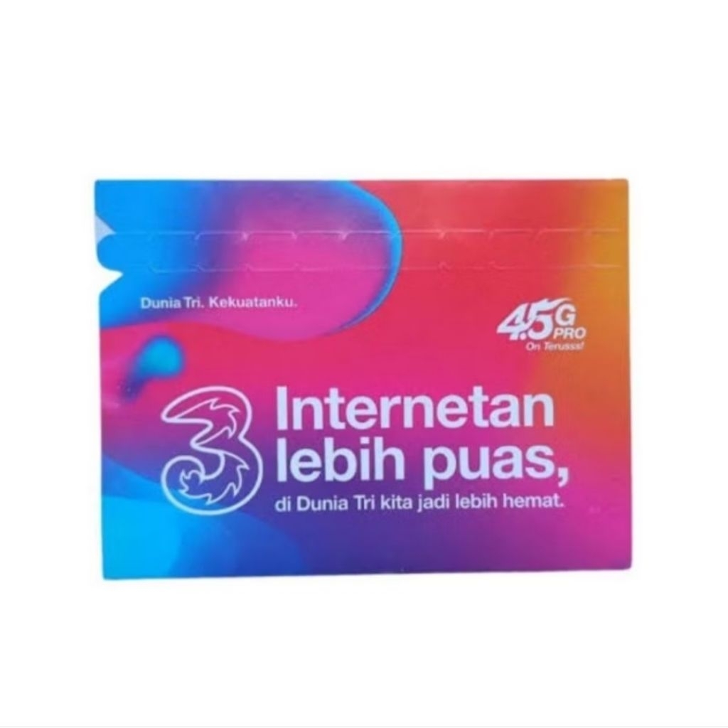 Kartu Perdana Tri Kuota 3gb - Masa Aktif Hingga 2028, Kuota Internet.