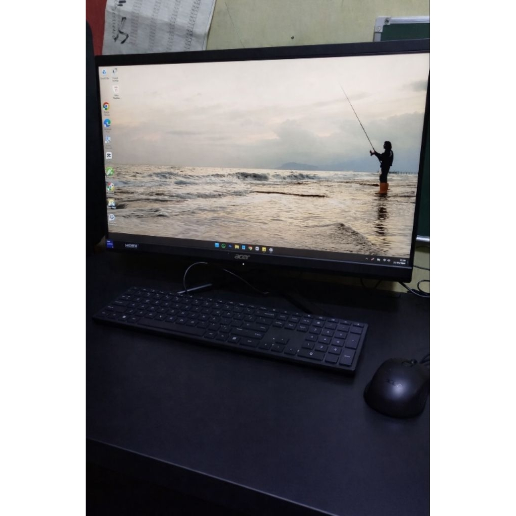 PC AIO MURAH ACER ASPIRE C24-1700 Intel Core i5-1235U RAM 8GB SSD 512GB Windows 11 ALL IN ONE PC SEC