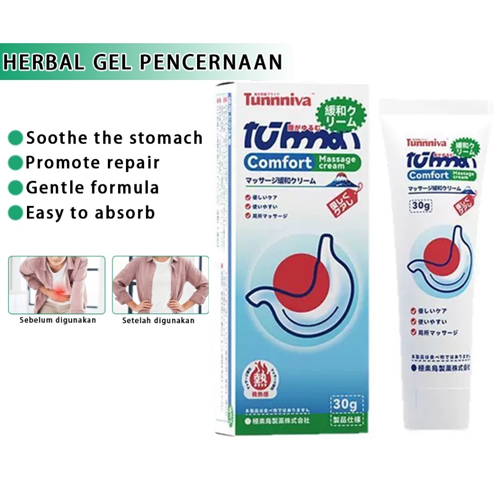30g Herbal Gel Pencernaan Obat Maag Alami Perut Kembung Antasida Alami Perlindungan Lambung