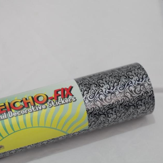 Skotlet Batik Hitam Glossy (60cm x 20m) 1 roll