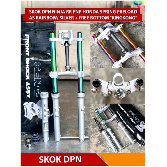 SHOCK SKOK DEPAN NINJA PNP HONDA CB GL MRGAPRO TIGER DAY YAMAHA RX KING VIXION SCORPIO